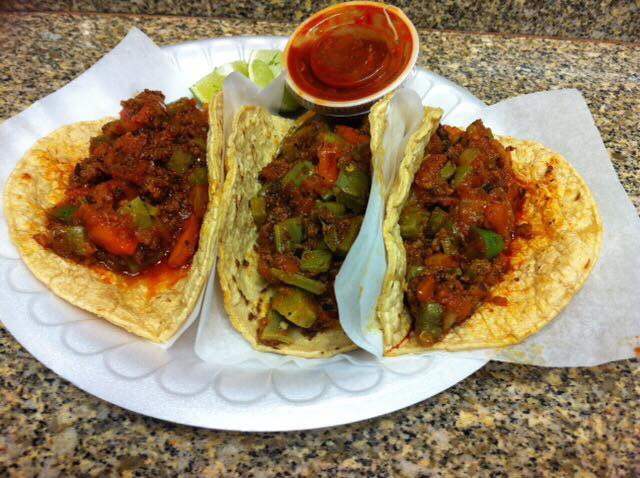 Order #13 Tacos De Lengua  food online from Pitic Restaurant store, Phoenix on bringmethat.com