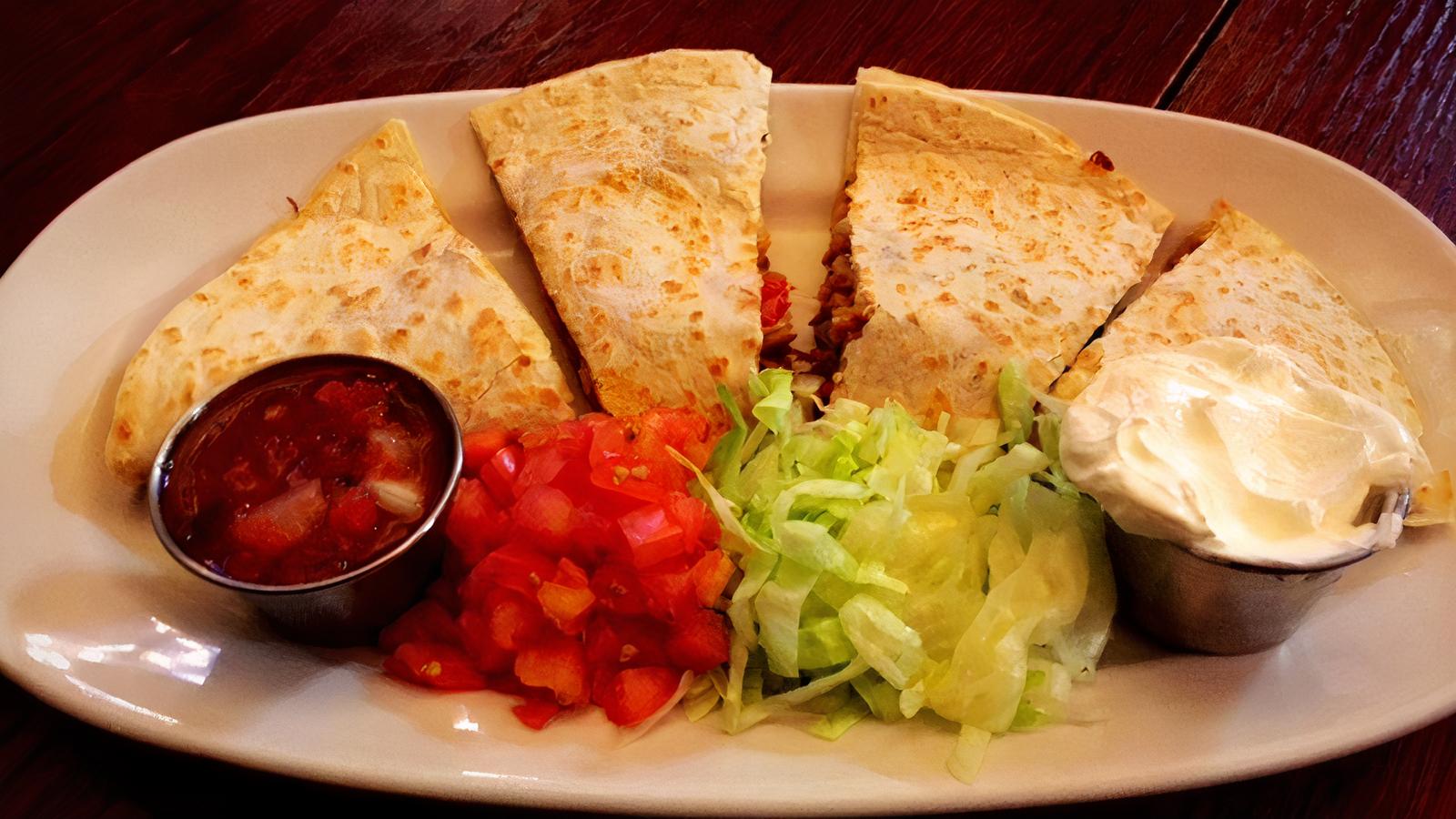 Order Quesadillas food online from Vaughan's Pub store, Chicago on bringmethat.com