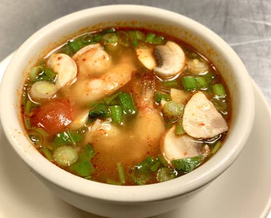 Order Tom Yum Goong food online from Chim Thai Cafe store, Milford on bringmethat.com