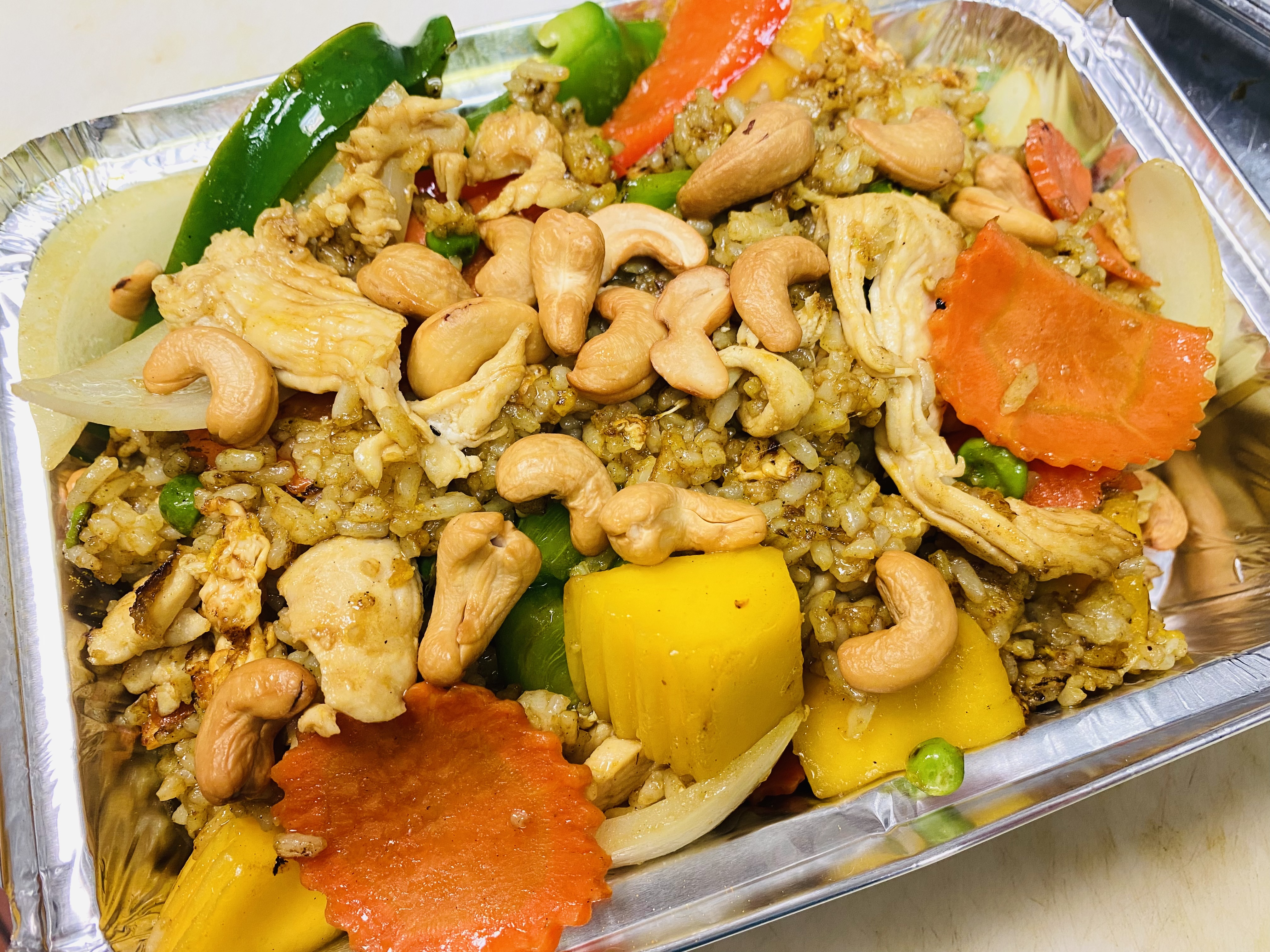 Order (D) Mango Fried Rice food online from Spice Thai Kitchen store, Ipswich on bringmethat.com