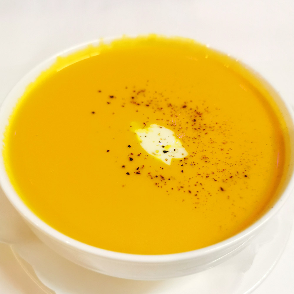 Order Creamy Carrot Soup food online from Osaka store, Brooklyn on bringmethat.com