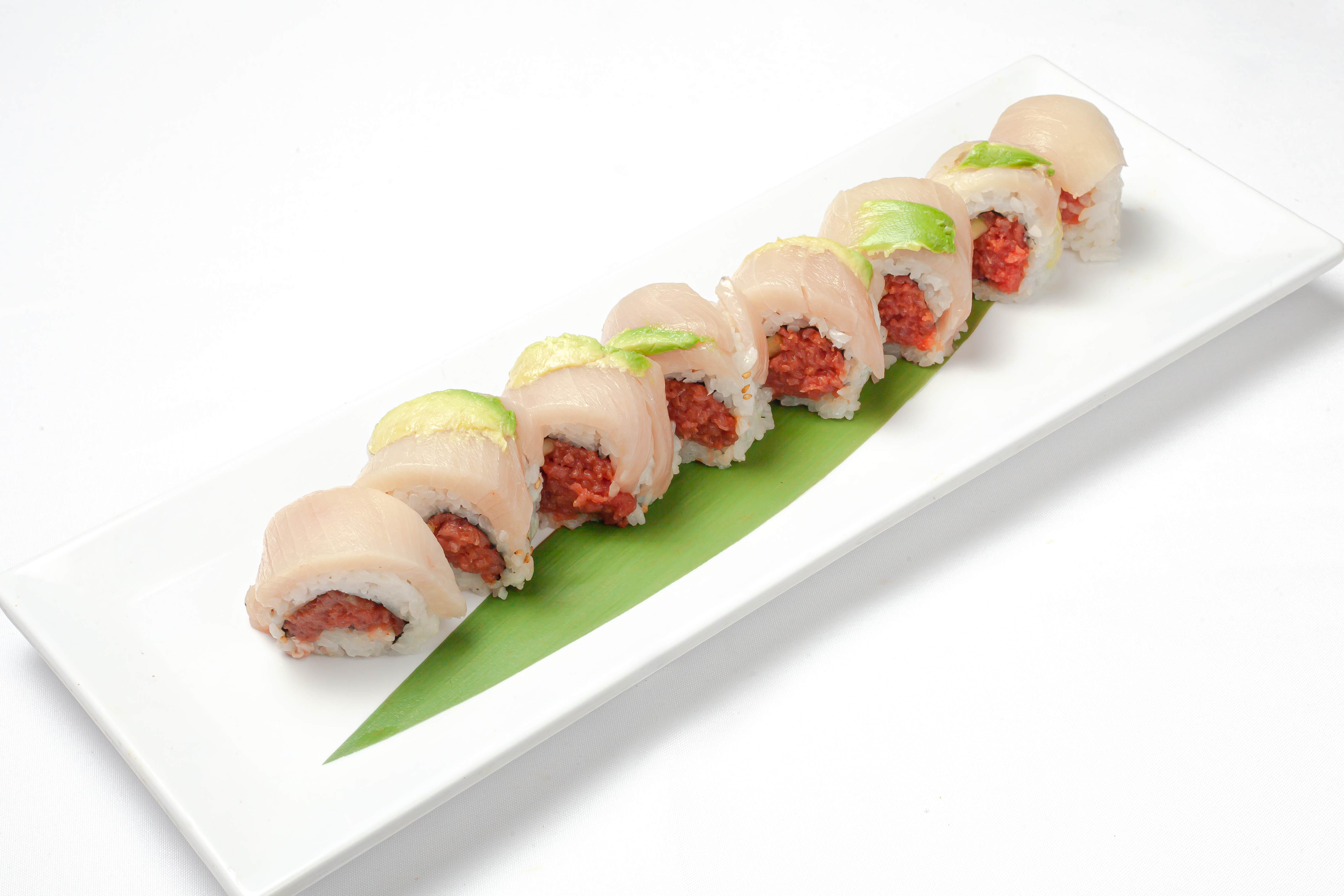 Order Yellowtail Yuzu Roll food online from The Backhouse store, Los Angeles on bringmethat.com