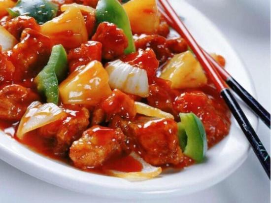 Order G11. Sweet and Sour Chicken food online from Wok Station store, San Francisco on bringmethat.com