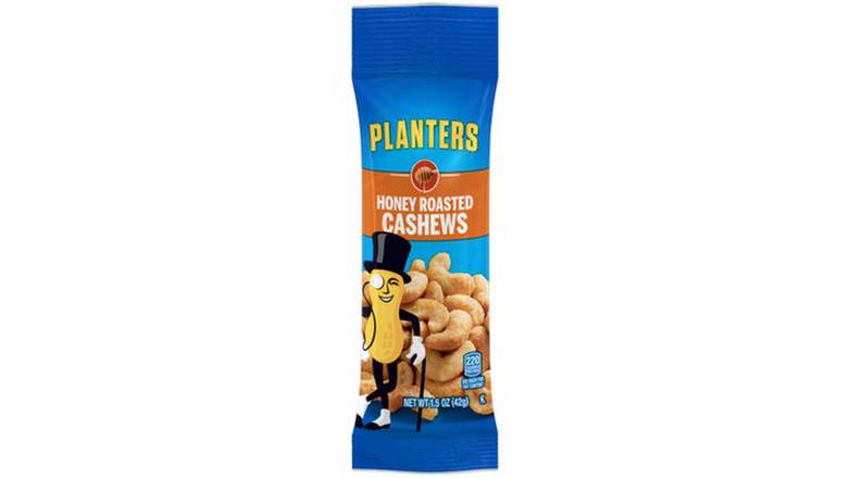Order Planters Honey Roasted Cashews food online from Shell Rock Spring store, Bel Air on bringmethat.com