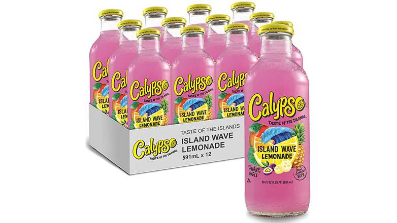 Order Calypso Island Wave Lemonade - Pack Of 12 food online from Exxon Food Mart store, Port Huron on bringmethat.com