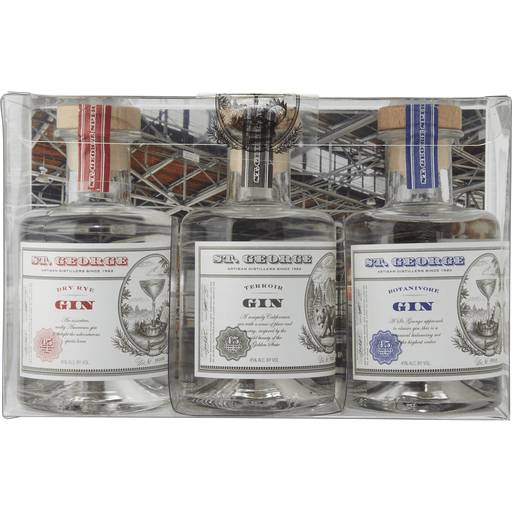 Order St. George Gin Combo Pack (3PK 200 ML) 100676 food online from BevMo! store, Riverbank on bringmethat.com