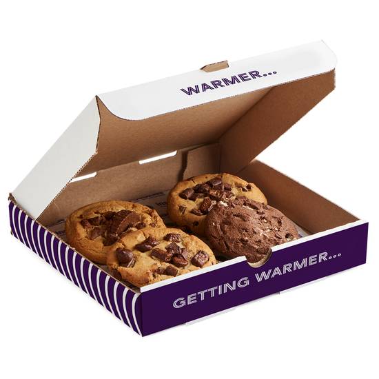 Order Deluxe 4-pack food online from Insomnia Cookies store, Champaign on bringmethat.com