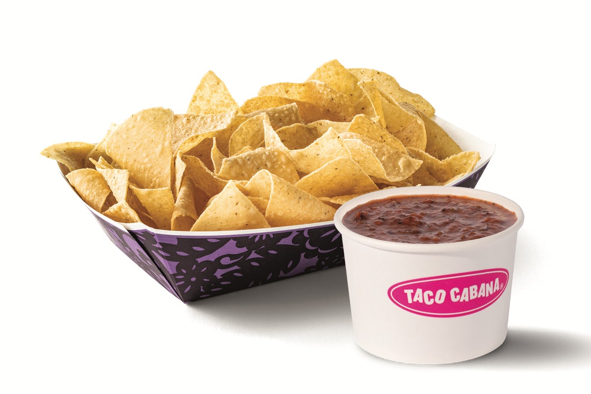 Order Large Chips & Salsa Feugo food online from Taco Cabana store, San Antonio on bringmethat.com