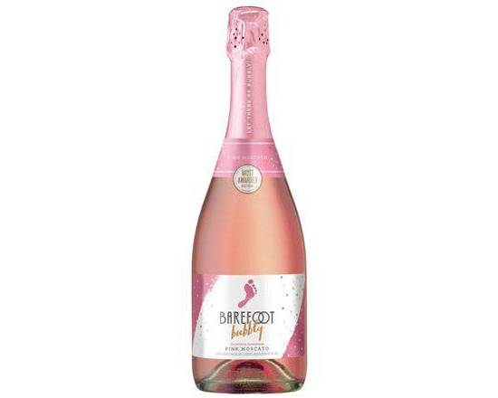 Order Barefoot Bubbly Brut Rose Champagne, 750mL bottle (11.5% ABV) food online from Central Liquor Market store, Los Angeles on bringmethat.com