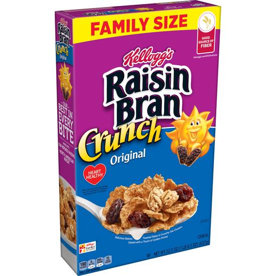 Order Raisin Bran Crunch Original Breakfast Cereal Family Size, 22.5 OZ food online from Cvs store, SARATOGA on bringmethat.com