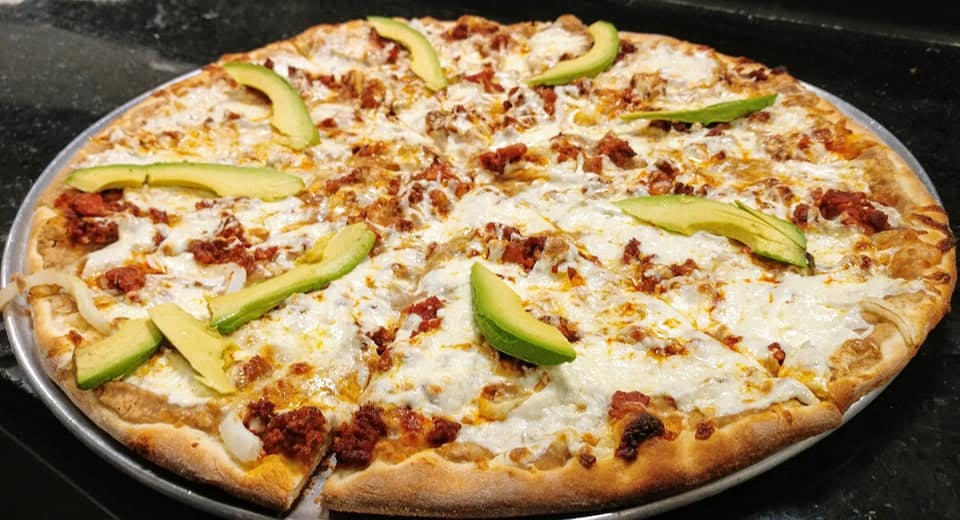 Order Mex & Taly Pizza - Small 12" food online from Mex & Taly Pizza store, Bridgeport on bringmethat.com