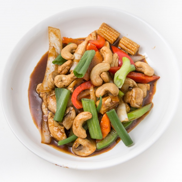 Order CK3. Cashew Nut with Meat ( No Rice) food online from Dokbua Thai Kitchen store, Brookline on bringmethat.com