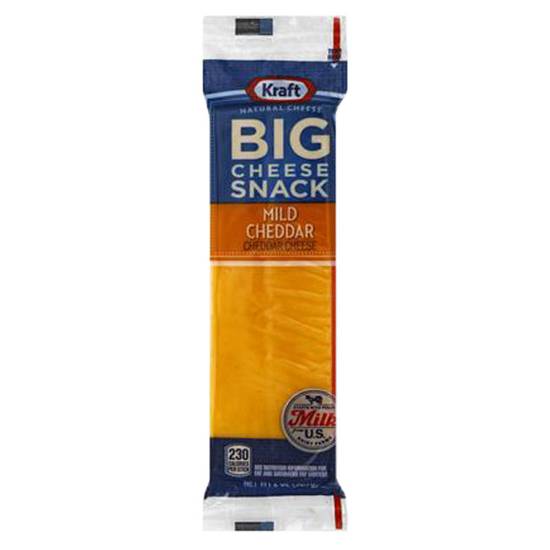 Order Kraft Big Cheese Snack Mild Cheddar Cheese 1ct 2oz food online from Everyday Needs by Gopuff store, Danville on bringmethat.com