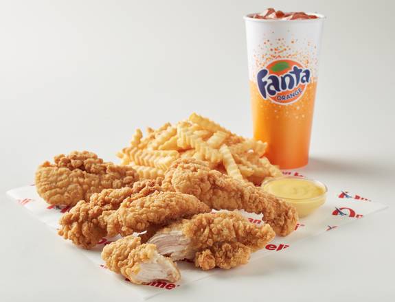 Order Chicken Tender Meal (Fries and Drink) food online from American Deli store, McDonough on bringmethat.com