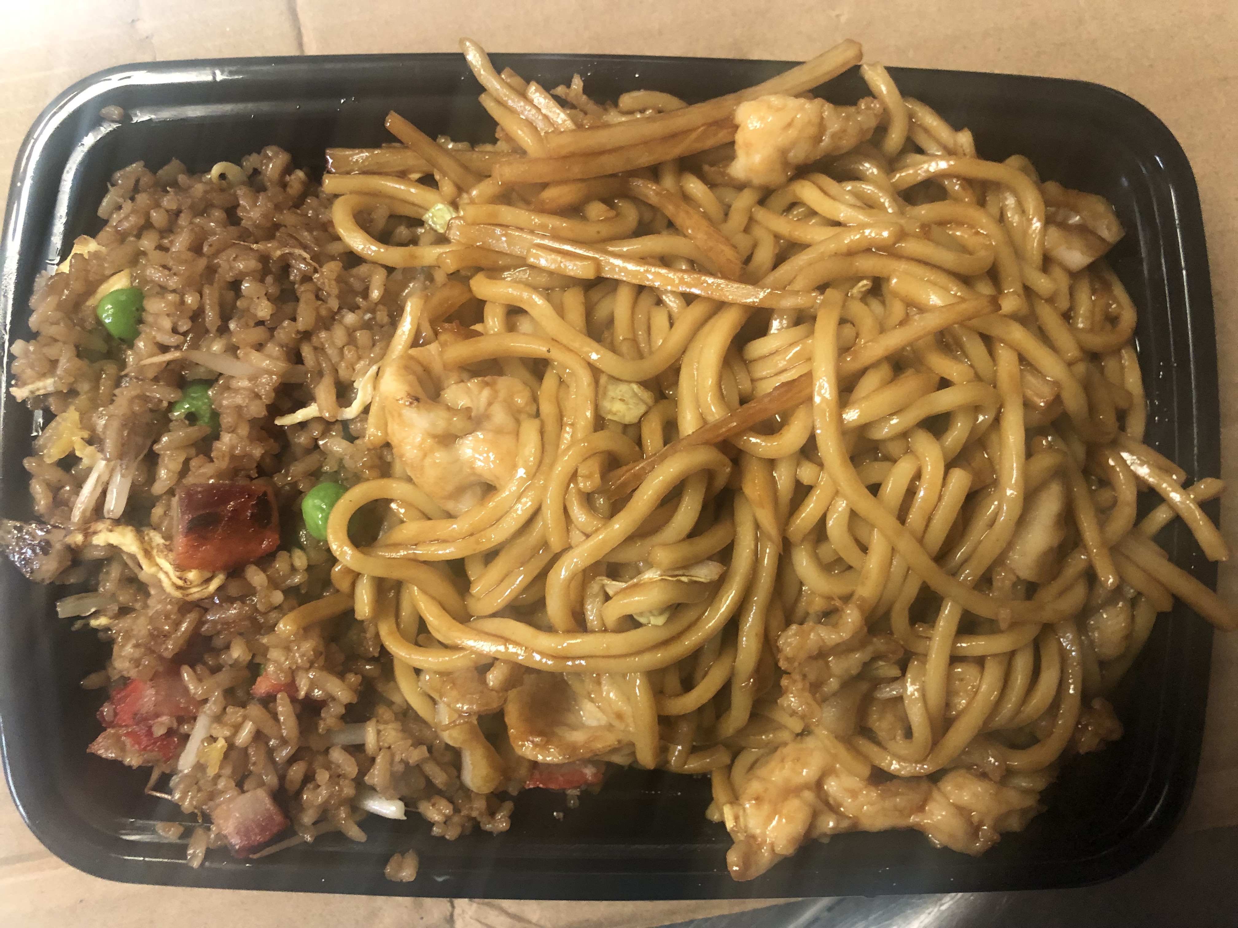 Order Chicken Lo Mein Combination Platter food online from Hot Wok store, Frederick on bringmethat.com