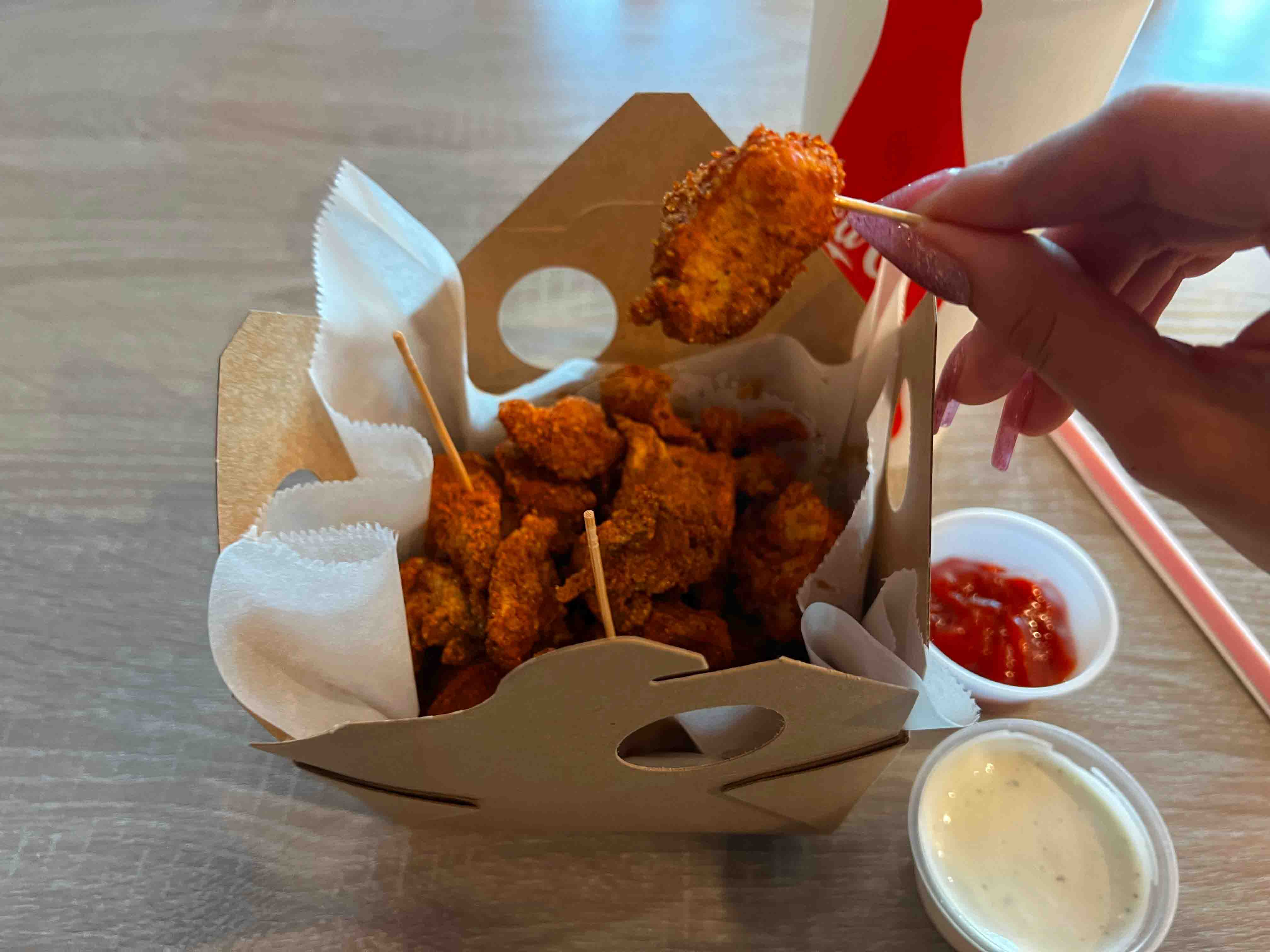 Order Popcorn Chicken food online from Wings & Bowls store, Claremont on bringmethat.com