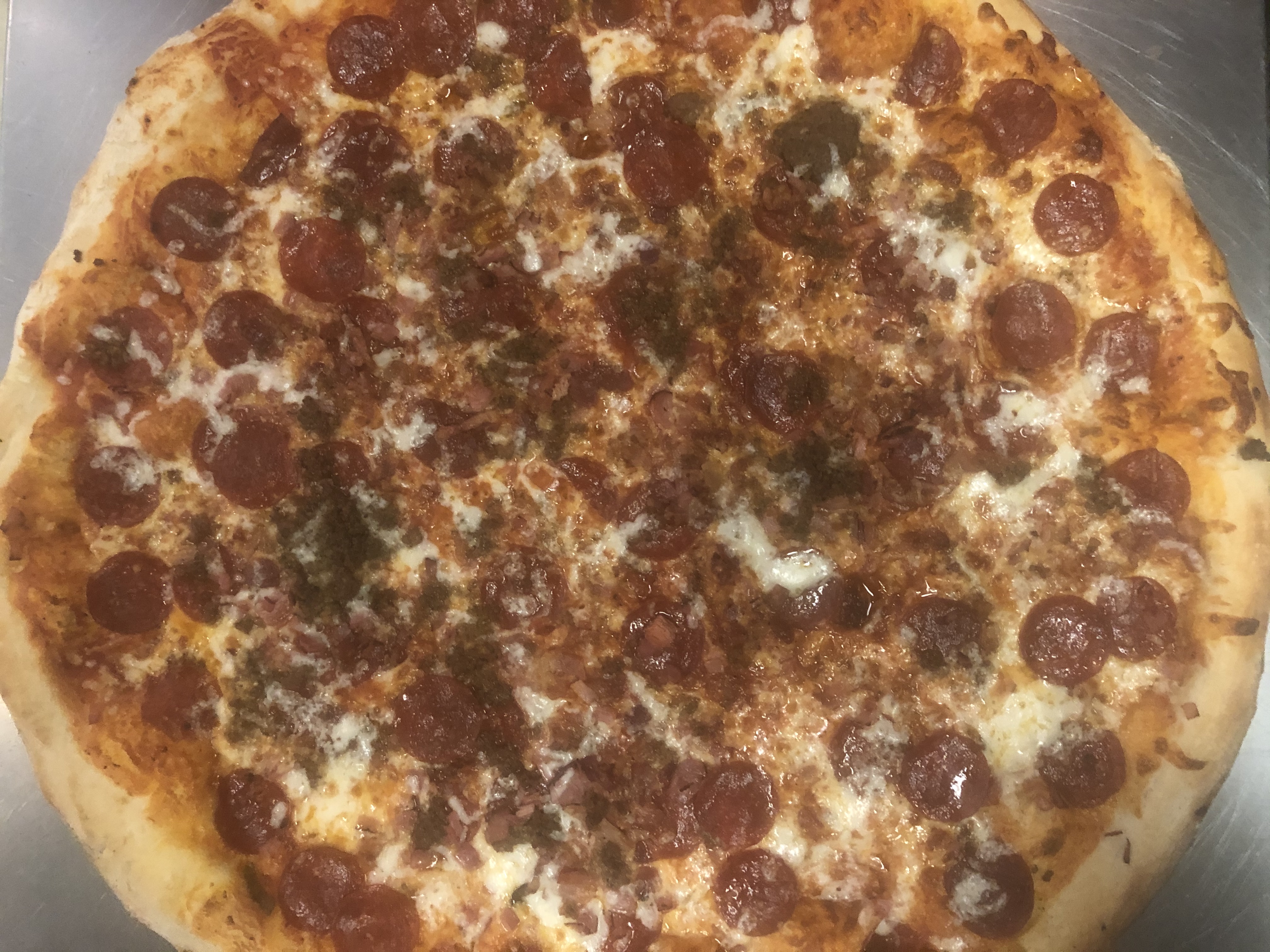 Order All meat 24” family size  food online from Fabulous Pizza store, Valdosta on bringmethat.com