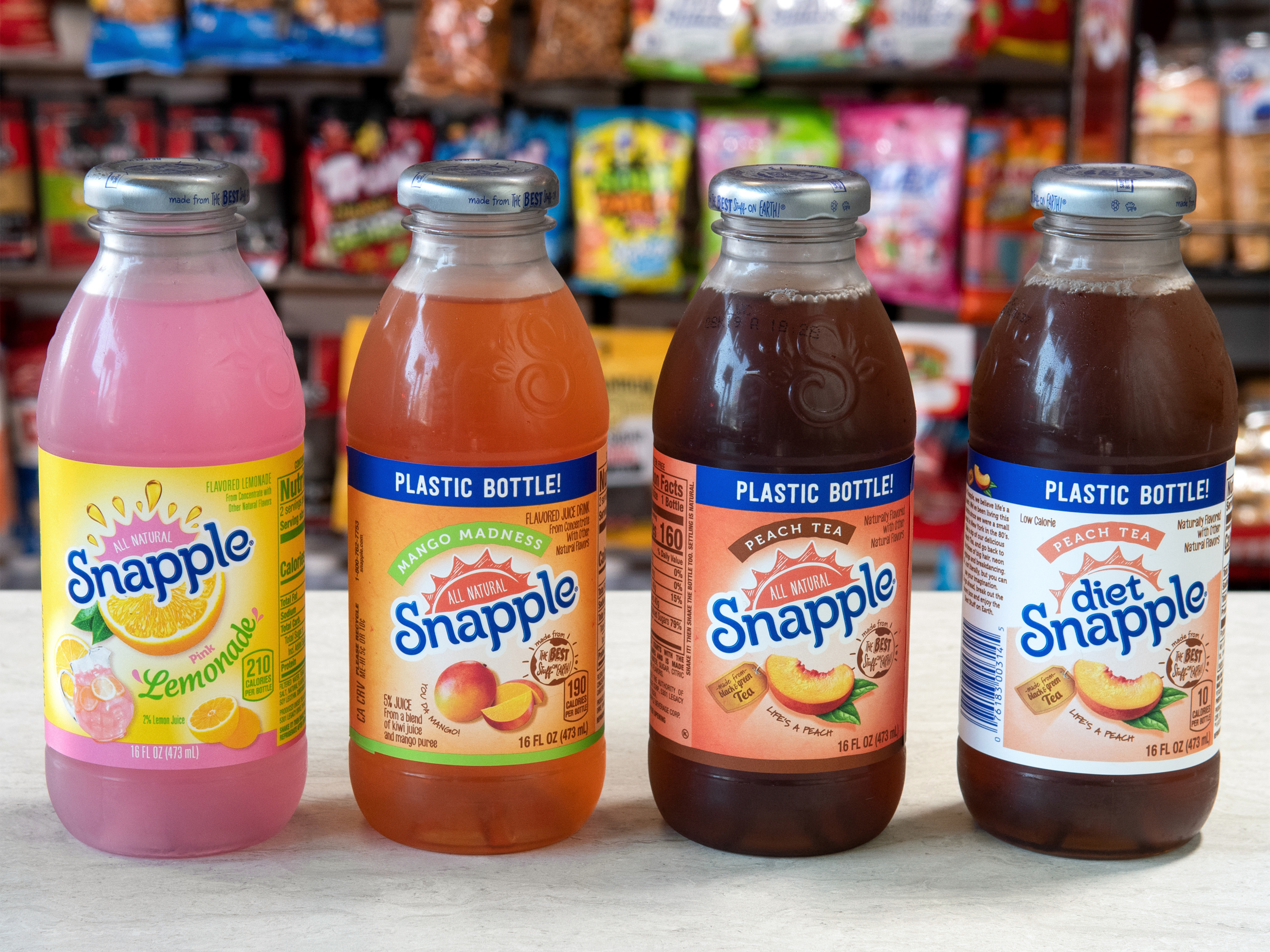 Order 16 oz. Snapple  food online from Valencia 76 store, San Francisco on bringmethat.com