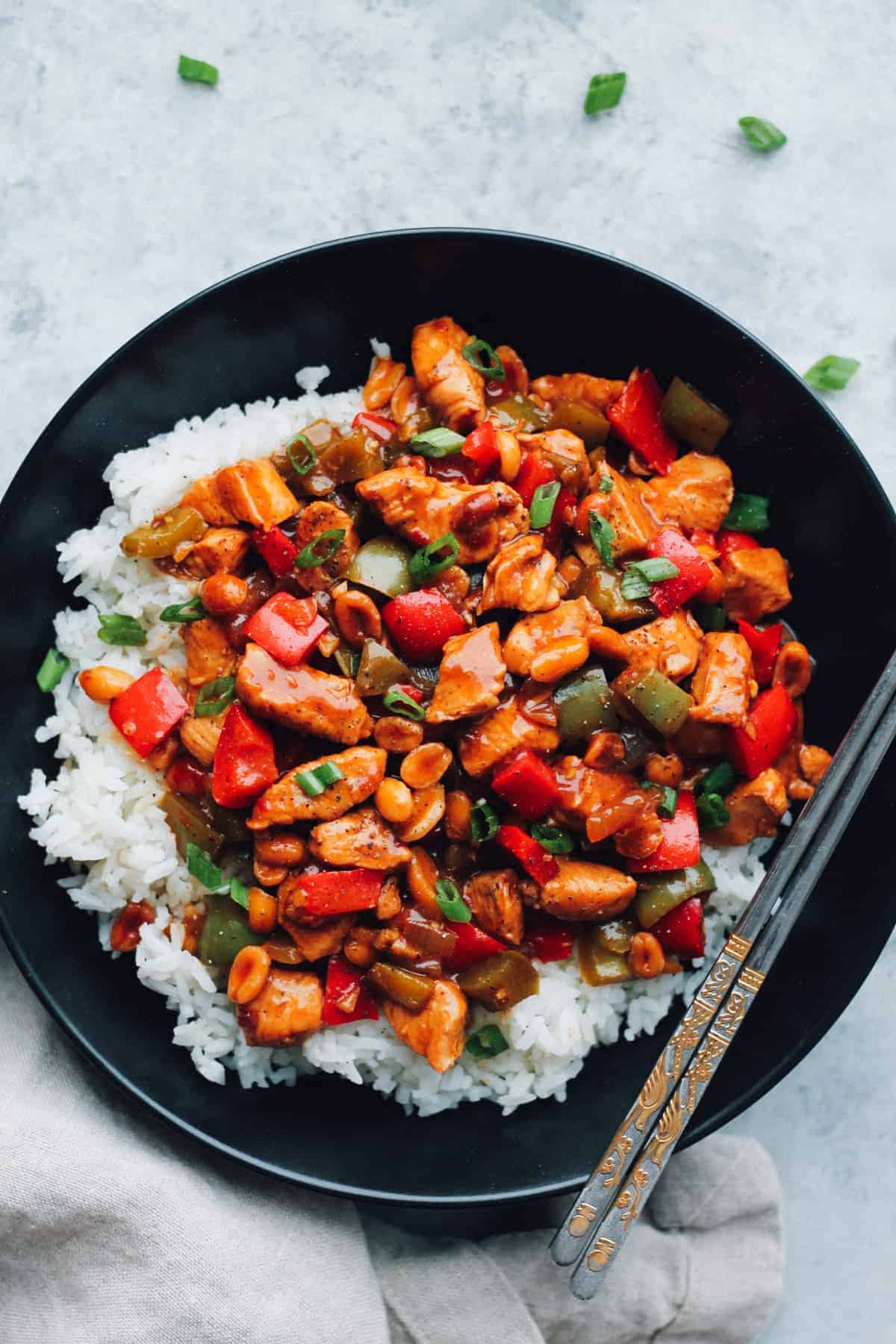 Order Kung Pao Chicken food online from Red Dragon Chinese Restaurant store, Raleigh on bringmethat.com