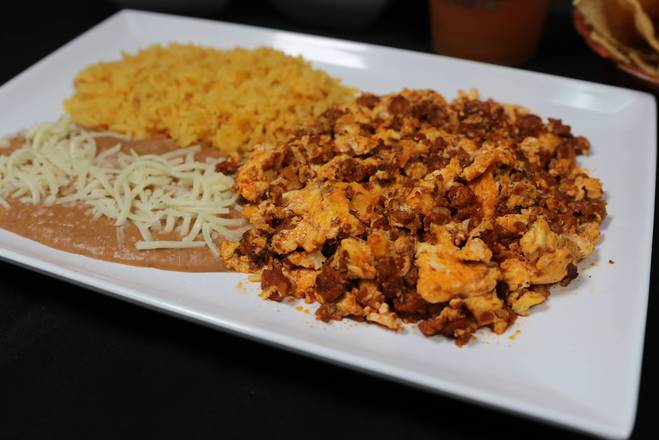 Order Huevos con Chorizo food online from Tequila Taqueria store, Livermore on bringmethat.com