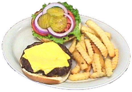 Order Cheeseburger food online from Carolina's Diner store, Greensboro on bringmethat.com