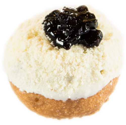 Order Lemon Blueberry Donut food online from Peace, Love & Little Donuts store, Fort Collins on bringmethat.com