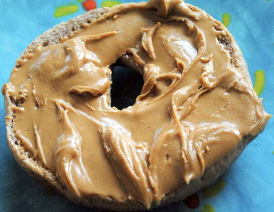 Order Toasted Bagel with Local Peanut Butter food online from Blue Kangaroo Cafe store, Barrington on bringmethat.com