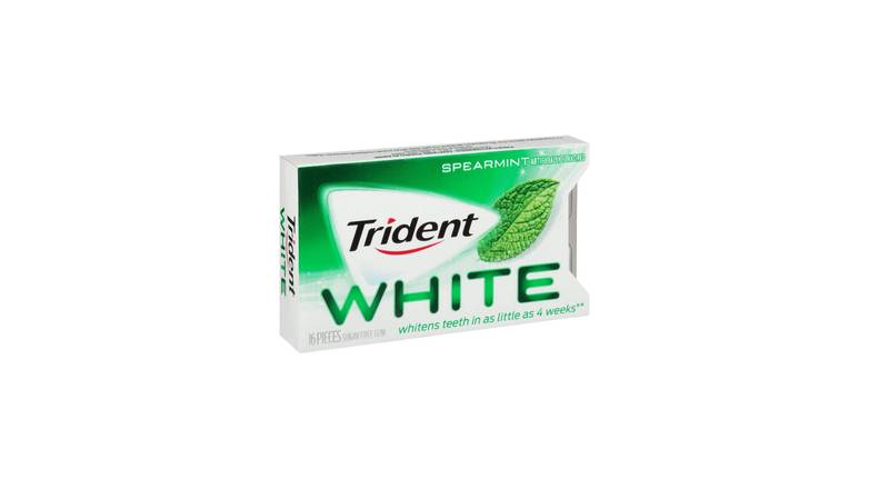 Order Trident White SpearmintÂ -16 Pieces food online from Shell Rock Spring store, Bel Air on bringmethat.com