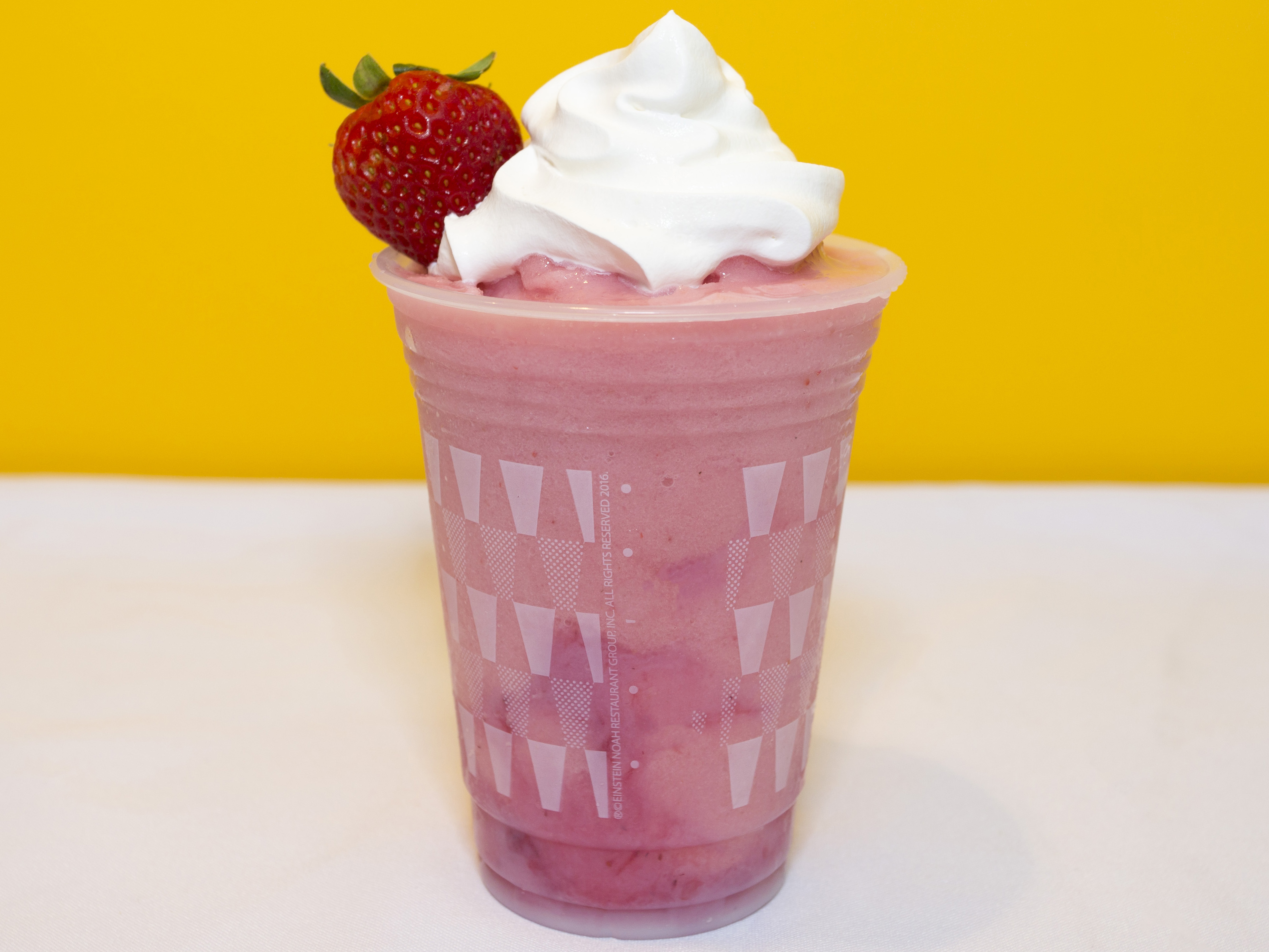 Order Strawberry Banana Smoothie food online from Einstein Bros Bagels store, Buford on bringmethat.com
