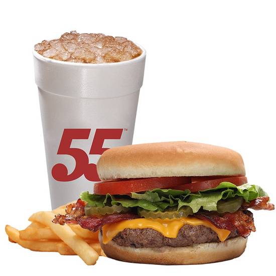 Order Build-Your-Own Cheeseburger Meal food online from Hwy 55 Burgers, Shakes & Fries store, Kenly on bringmethat.com