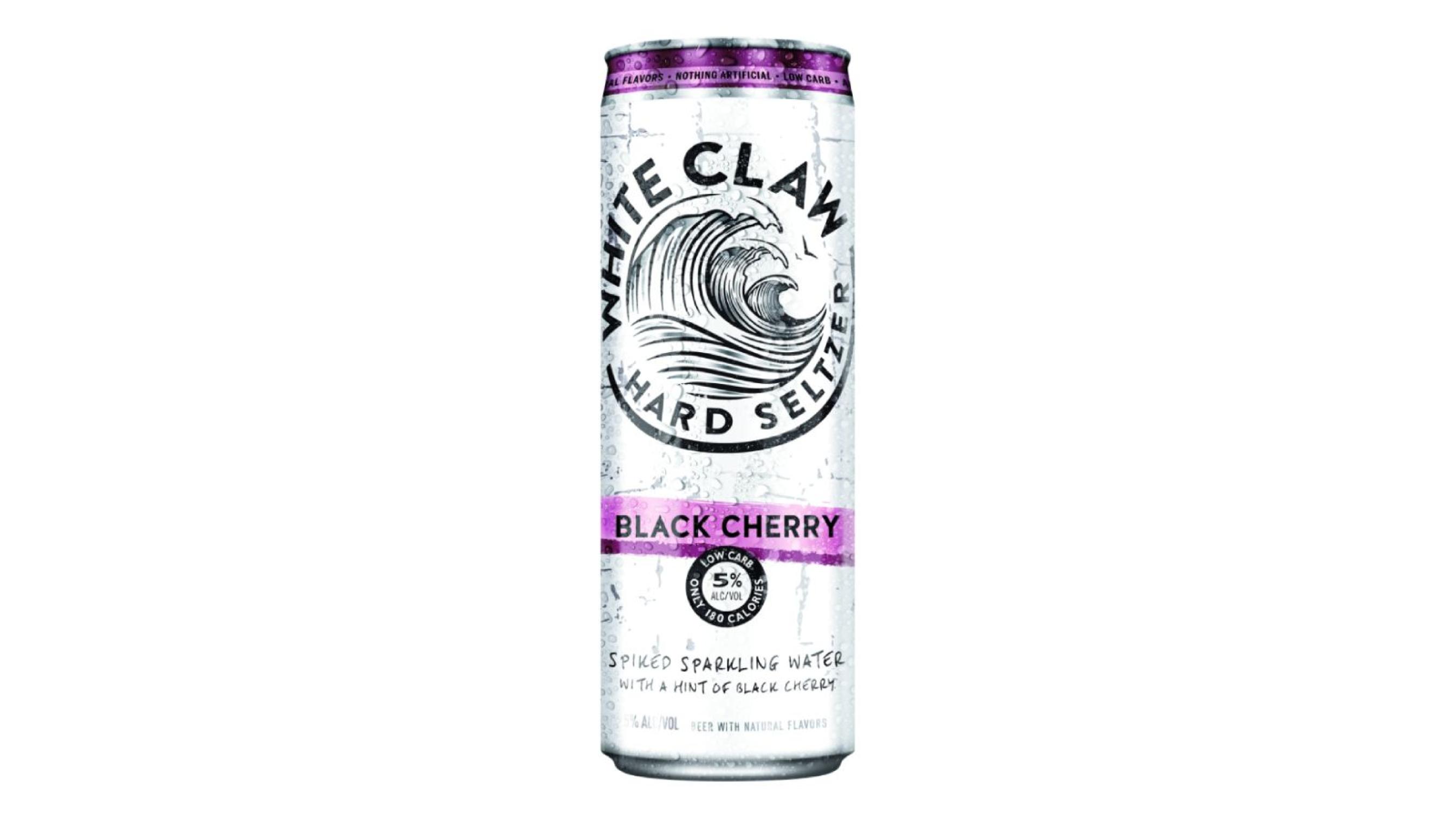 Order White Claw Black Cherry 24oz food online from Extramile store, Desert Hot Springs on bringmethat.com