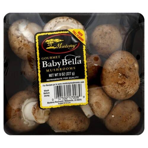 Order Monterey · Baby Bella Mushrooms (8 oz) food online from ACME Markets store, Smyrna on bringmethat.com