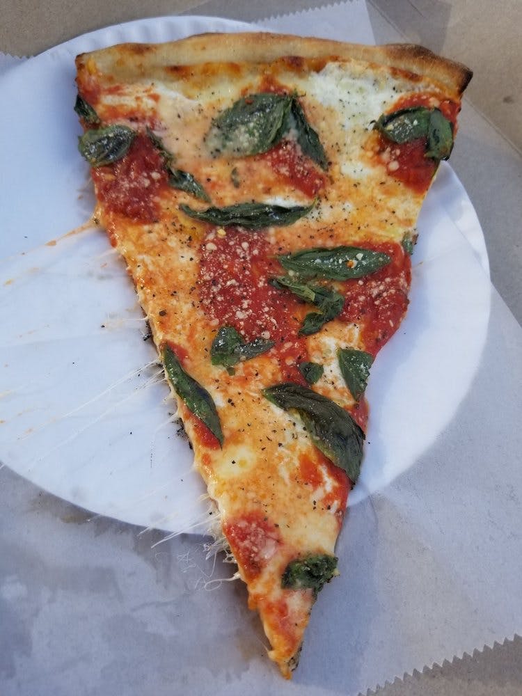 Order Margherita Pizza Slice - Slice food online from Tony's Pizza store, Brooklyn on bringmethat.com