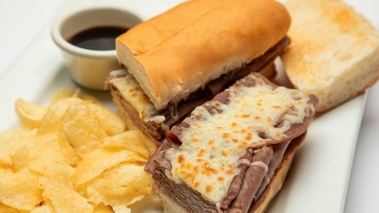 Order French Dip Sandwich food online from Carbone's Pizzeria store, Woodbury on bringmethat.com