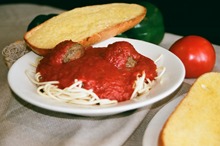 Order Spaghetti Dinner food online from Crenos Pizza store, Newark on bringmethat.com