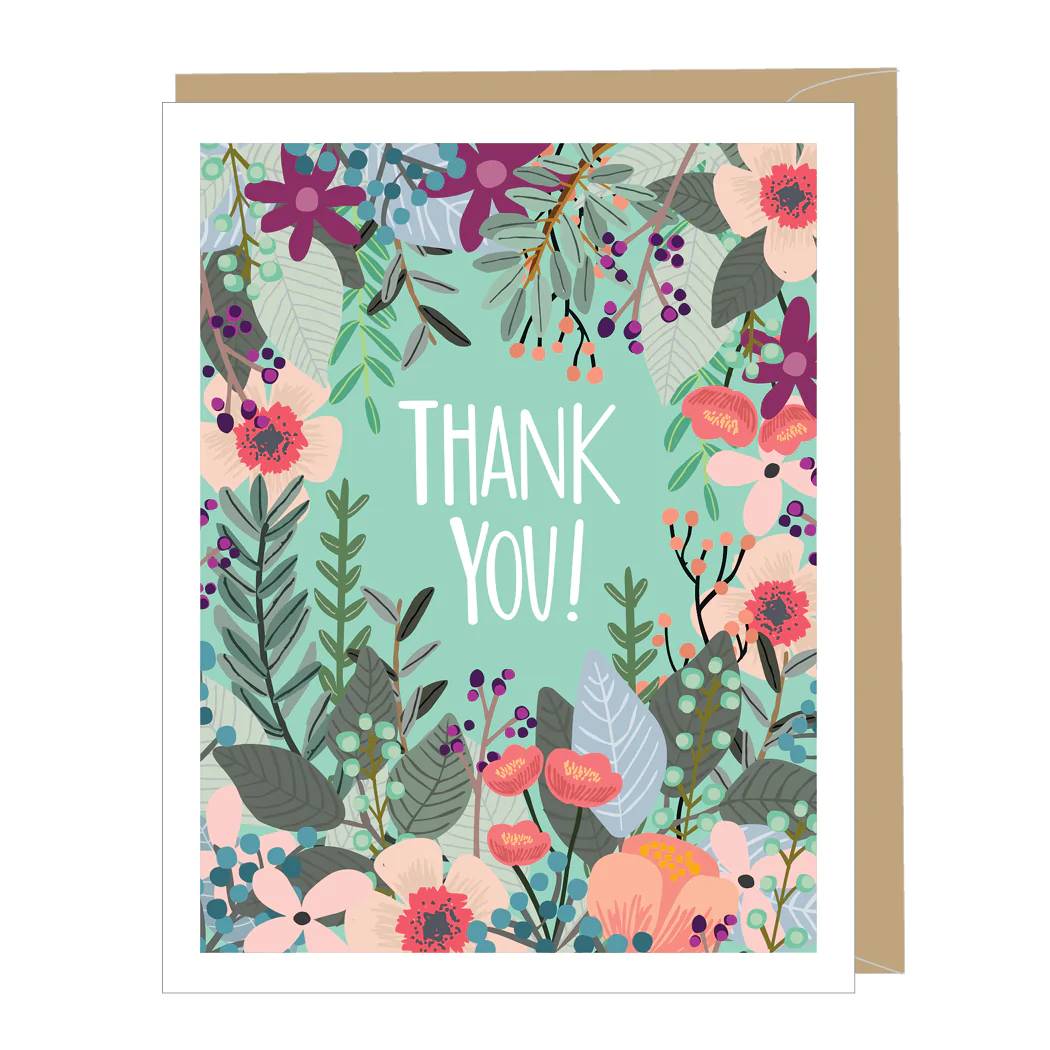 Order Floral Thank You Card food online from Sweet Lady Jane Bakery store, Santa Monica on bringmethat.com