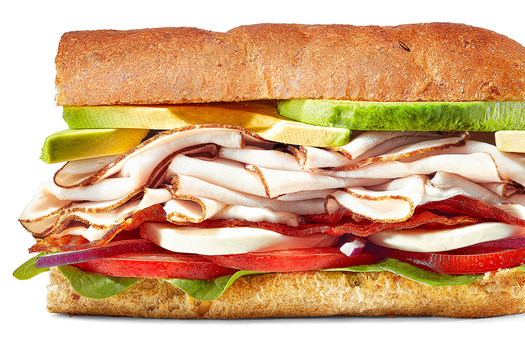 Order Turkey "Cali Fresh" with Sliced Avocado food online from SUBWAY® store, Los Angeles on bringmethat.com