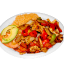 Order Chicken Fajitas food online from Rivas Mexican Grill #2 store, Las Vegas on bringmethat.com