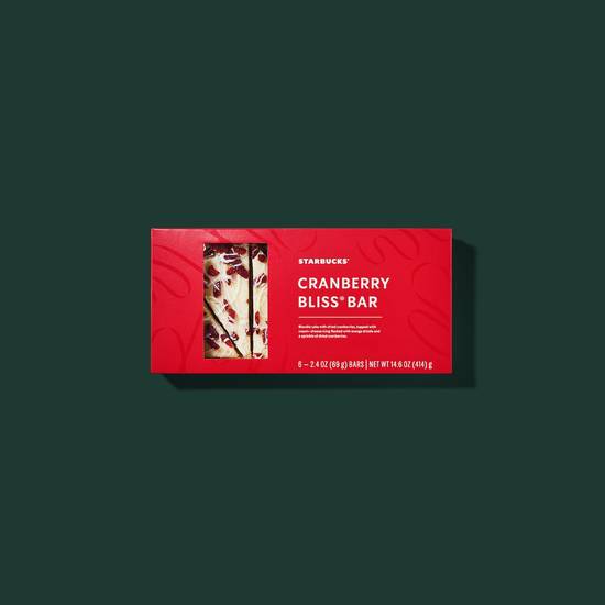 Order Cranberry Bliss® Bar Tray food online from Starbucks store, San Diego on bringmethat.com