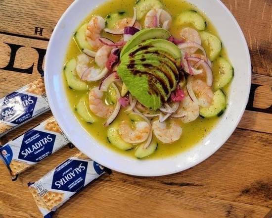 Order Aguachiles food online from Mi Fiesta Tacos and Tequila store, Summerville on bringmethat.com