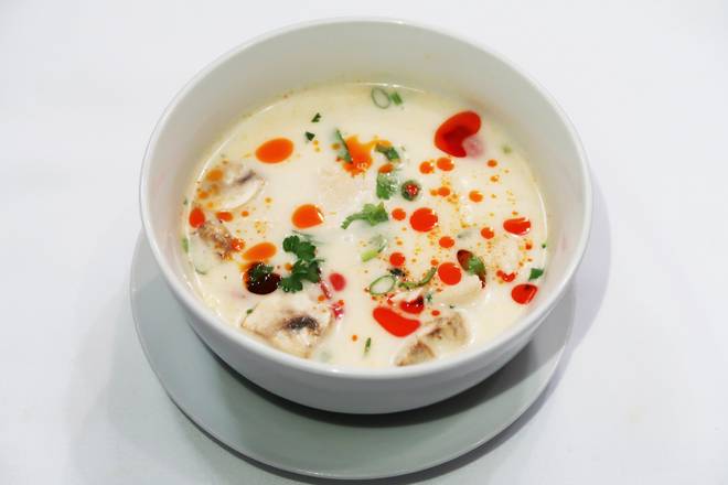 Order Vegan Tom Ka Soup food online from Vegan Thai Paradise store, Richardson on bringmethat.com