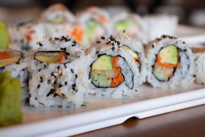 Order Veggie California Roll (8 pc)  food online from Pike Kitchen store, Rockville on bringmethat.com