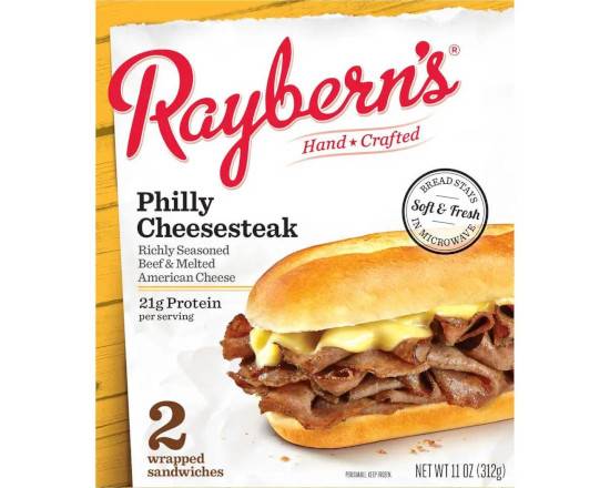 Order Raybern's Philly cheesesteak 5.5 oz food online from Starway Liquor store, Bell Gardens on bringmethat.com