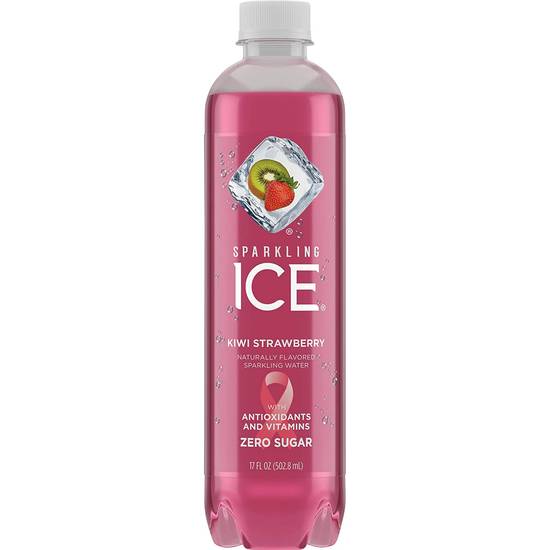 Order Sparkling Ice® Naturally Flavored Sparkling Water Kiwi Strawberry food online from Deerings Market store, Traverse City on bringmethat.com