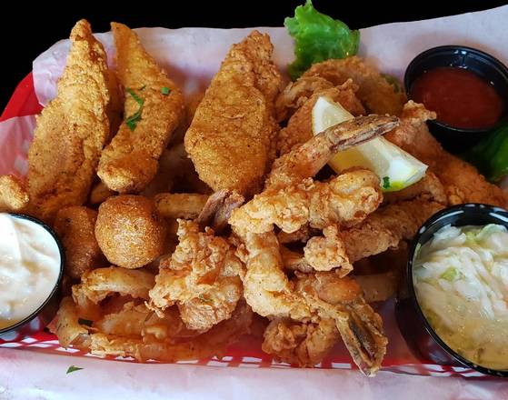 Order Fried Combo Platter food online from Swamp shack store, Friendswood on bringmethat.com