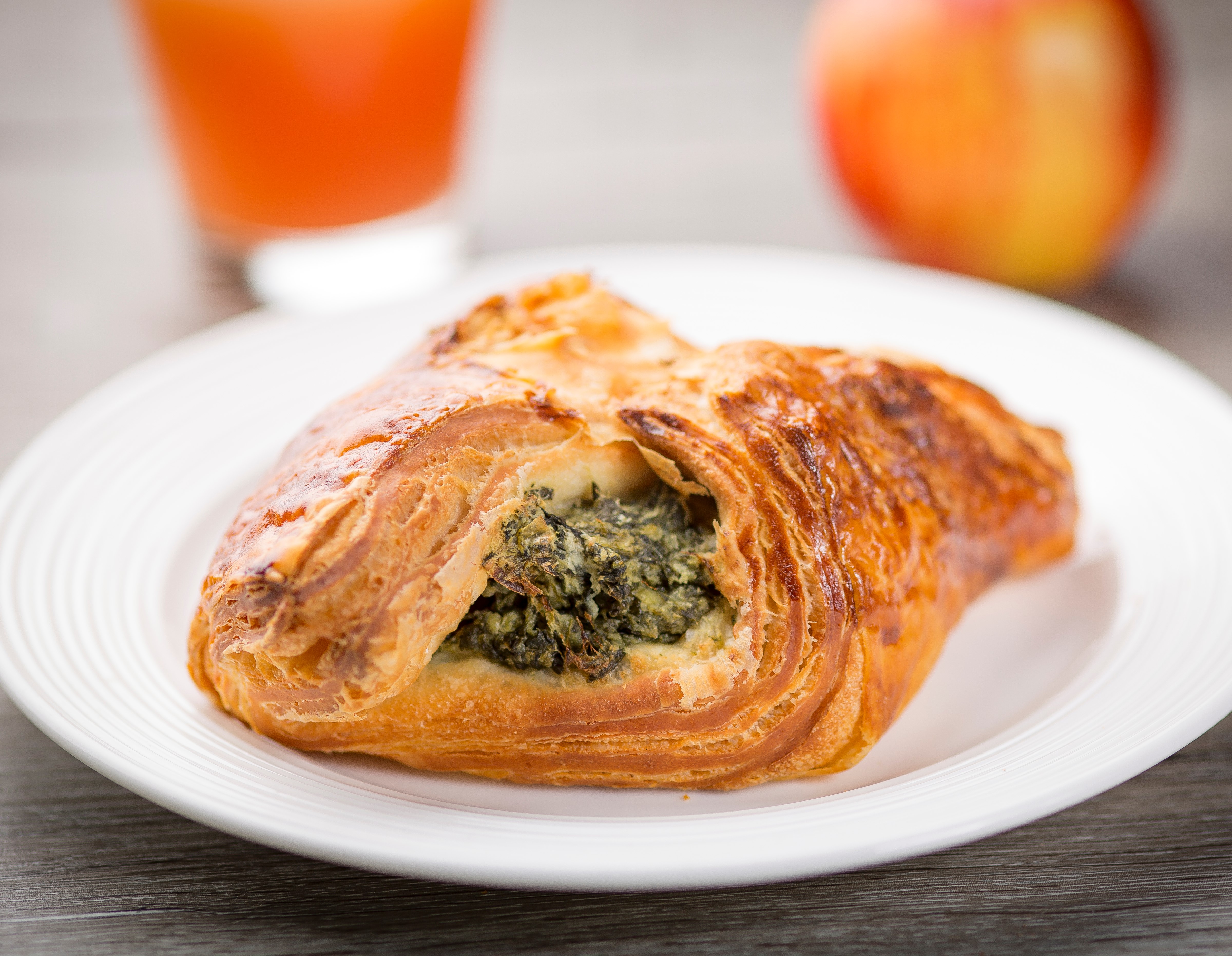 Order Spinach and Ricotta Croissants food online from Delightful Pastries store, Chicago on bringmethat.com