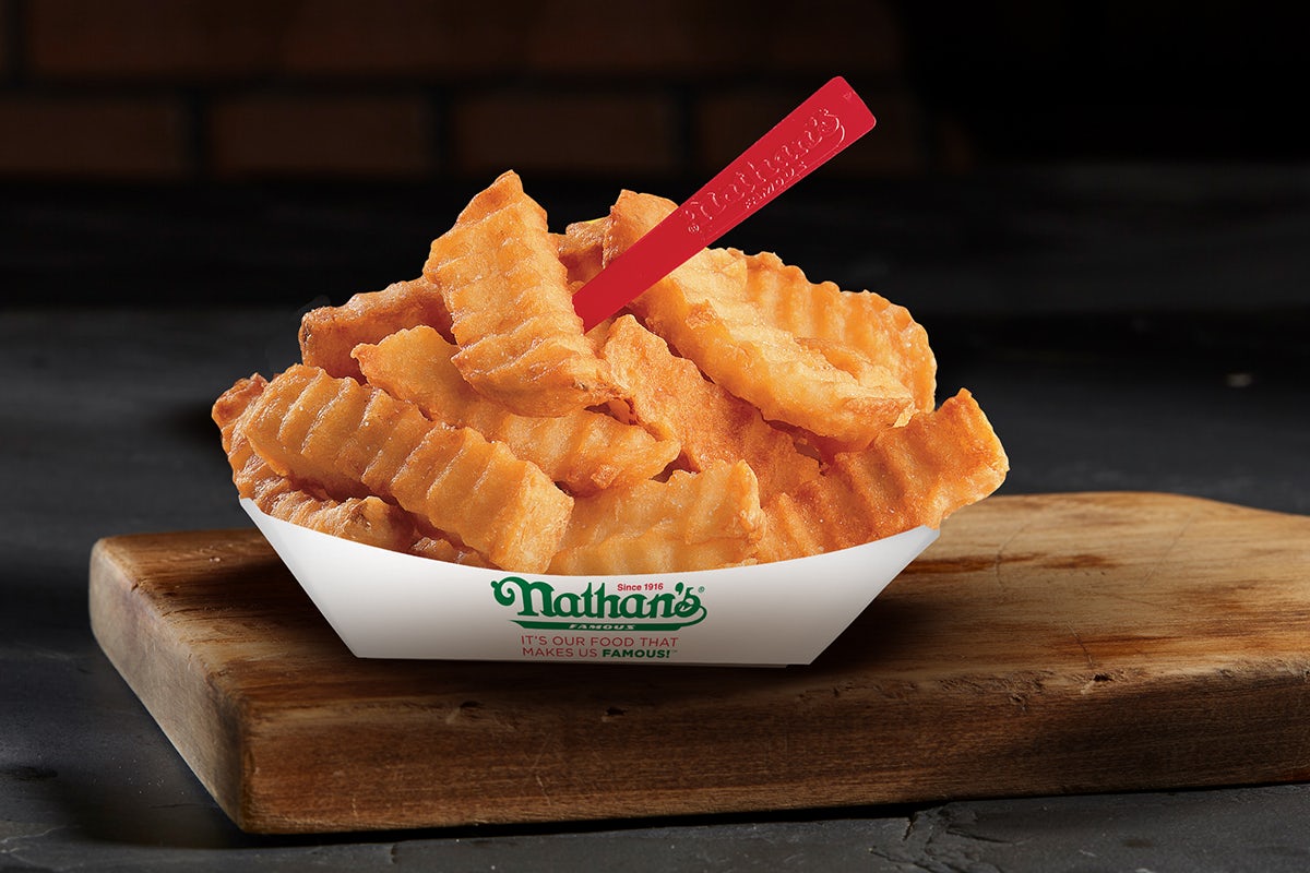 Order Fries food online from Nathan's Famous store, Oceanside on bringmethat.com