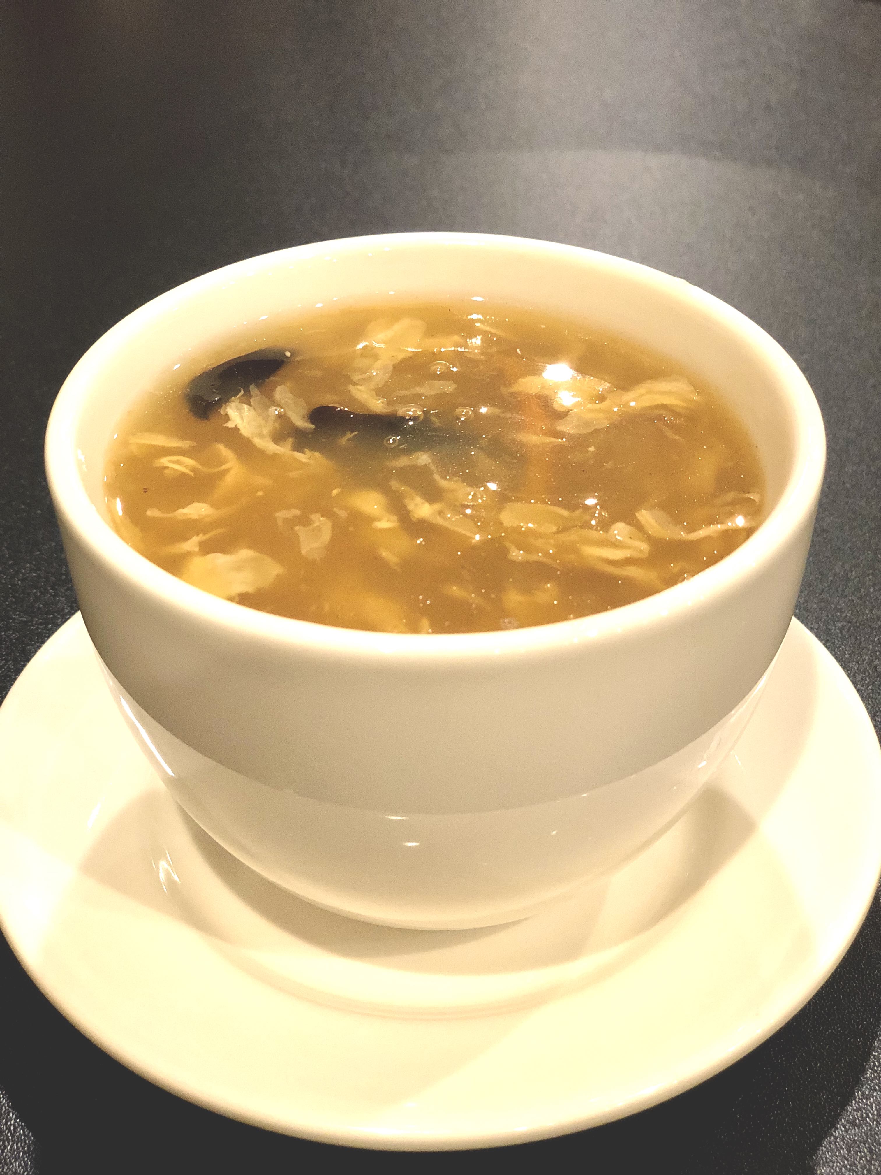 Order Hot and Sour Soup 酸辣湯 food online from Bao Dumplings & Bao Tea 寶餃寶茶 store, Hazlet on bringmethat.com