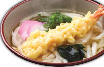 Order Shimp Tempura Udon food online from Kiraku Ramen & Sushi store, Gardena on bringmethat.com