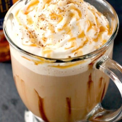 Order Salted Caramel Iced Latte food online from Second Alarm Brewhouse store, Pasadena on bringmethat.com